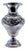 Silver Jug with Round Base and Relief For Sale
