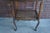Antique French Carved Walnut Cane End Table For Sale - Image 4 of 9