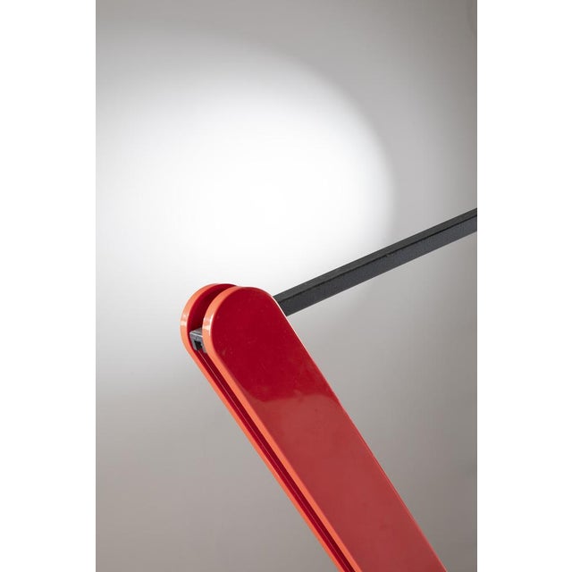 1980s Large Vintage Adjustable Desk Lamp by Bruno Gecchelin for Guzzini, 1982 For Sale - Image 5 of 11