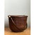 Cinnamon Vintage Woven Rattan Nantucket Basket With Handle For Sale - Image 8 of 12