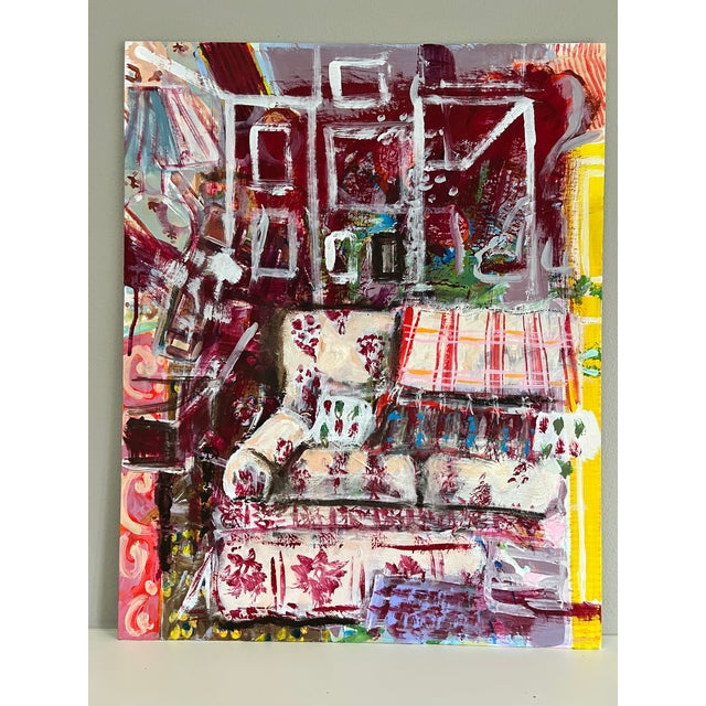 Interior Portrait Original Artwork by Shann Spishak For Sale - Image 4 of 6