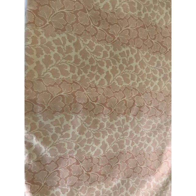4 1/2 Yards of Cowtan and Tout Cotton in Ginkgo Leaf Pattern Cantaloupe Fabric For Sale - Image 4 of 10