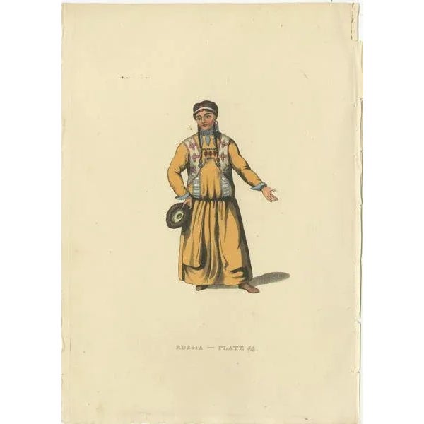 William Alexander, Bratzkian Attire and Shamanic Regalia, 19th Century, Engravings, 1814, Set of 3 For Sale - Image 3 of 6