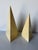 Postmodern 1980s Postmodern Tessellated Bone Pyramid Obelisk Sculptures – A Pair For Sale - Image 3 of 12