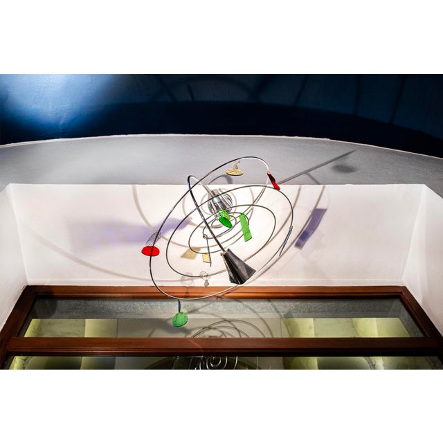 Chandelier with chromed metal frame and colored Murano glass pendants. Milano Torno Series Ilione Melissa Sibilla Model...