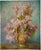 Marie-Madeleine De Rasky, Bouquet of Lilacs in a Porcelain Vase, Oil on Canvas For Sale - Image 13 of 13