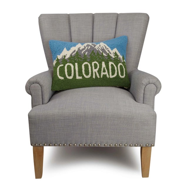 Colorado Mountains Hook Pillow