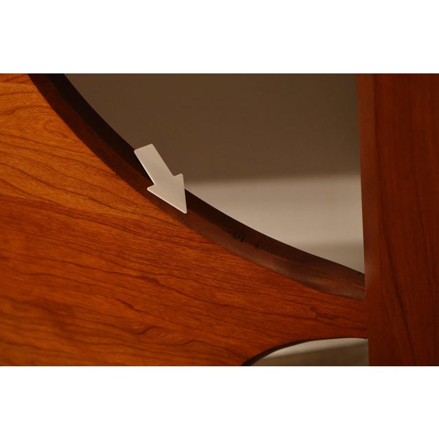 Custom Quality Solid Cherry Queen Size Poster Bed For Sale - Image 16 of 18