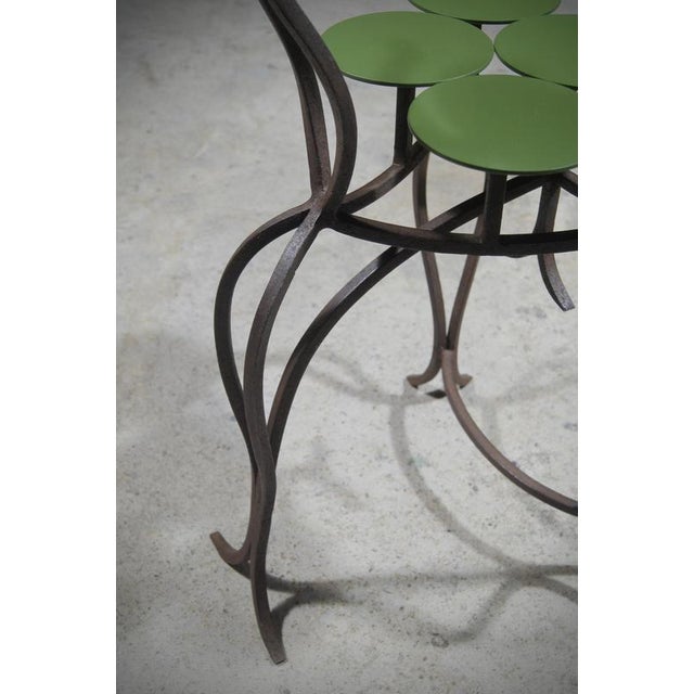 Chair in Steel by Frederic Gaillard For Sale - Image 6 of 9