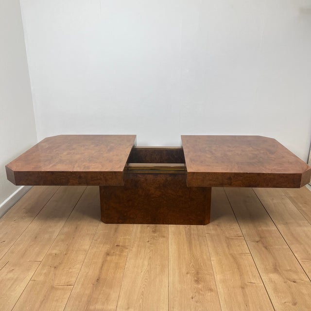 Art Deco Coffee Table in Burr Wood, 1930s For Sale - Image 6 of 16