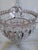 Vintage Silver Rim Tiered Crystal Chandelier For Sale In New York - Image 6 of 10