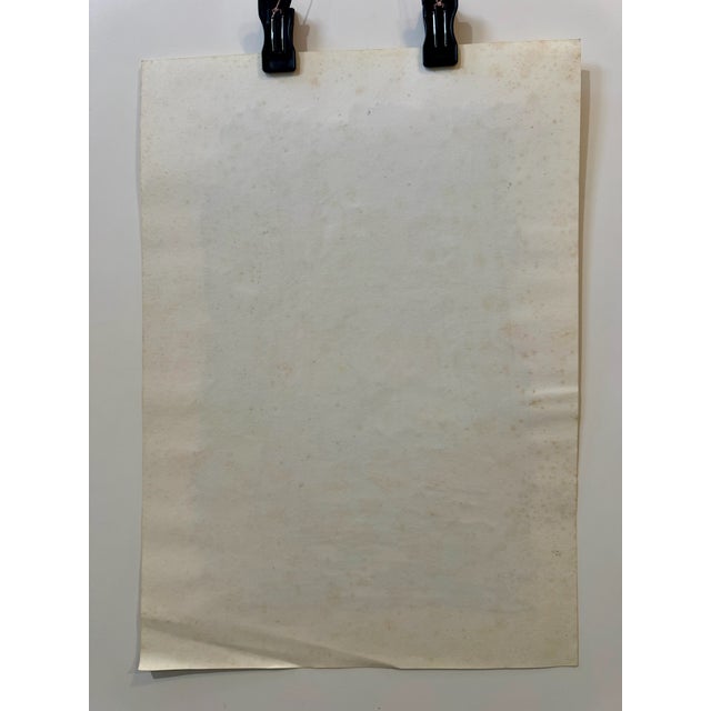 Henry Emil Salloch Original Watercolor on Paper Forest Landscape, 1971. For Sale In Atlanta - Image 6 of 7