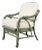 McGuire Organic Modern Twisted Rattan Lounge Chair For Sale