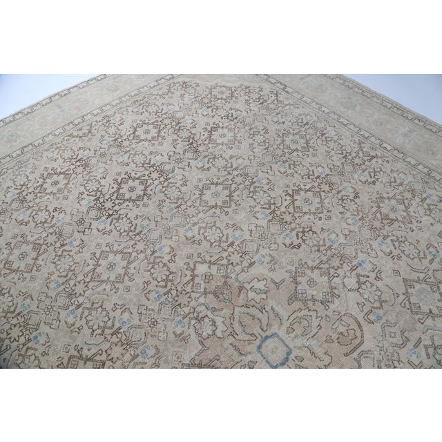 Contemporary Mid 20th Century Elegant Muted Tribal Persian Rug With Intricate Allover Design -9' 8'' X 12' 8'' For Sale - Image 3 of 10