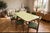 Vintage Table with Yellow Opaline Top and Chairs, 1960s, Set of 7 For Sale - Image 6 of 9