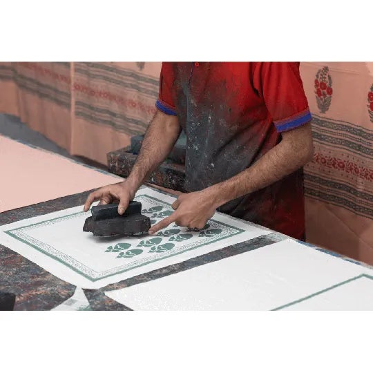 Gulshan Ivory Napkins - a Pair For Sale - Image 4 of 8