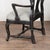 Pair of 19th Century Black Painted Swedish Rococo Armchairs For Sale - Image 15 of 16