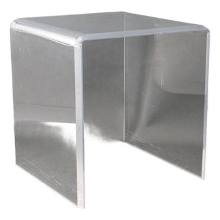 Lucite Waterfall Table For Sale