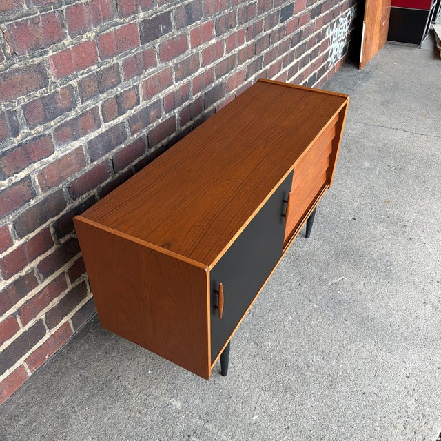 Nils Jonsson for Hugo Troeds Swedish Modern Teak Sideboard Credenza For Sale - Image 4 of 11
