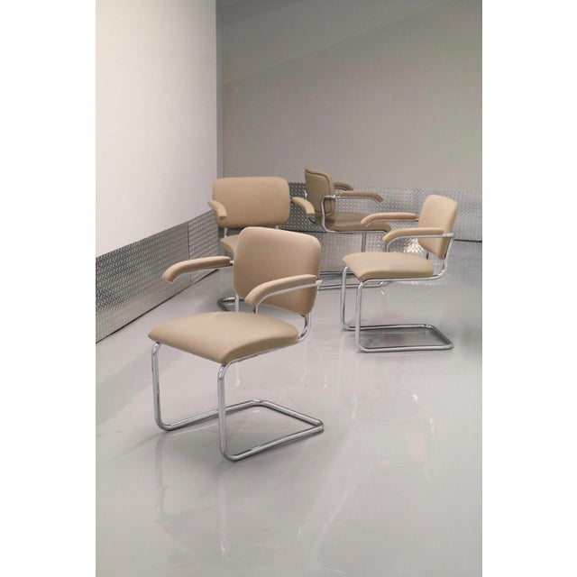 1990s Marcel Bruer Cesca Chairs for Thonet - Set of 4 For Sale - Image 10 of 10