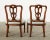 Set of Six Italian Chippendale Style Walnut Dining Chairs For Sale - Image 12 of 12
