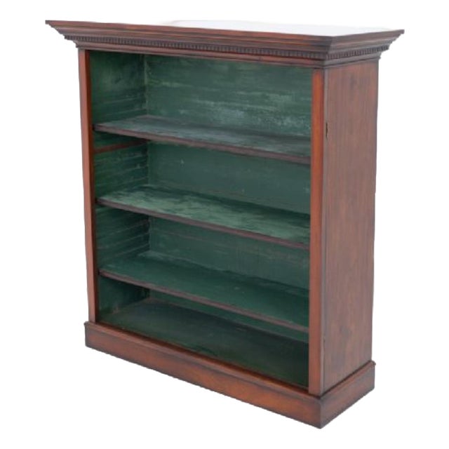 Georgian Open Bookcase in Mahogany, 1790 For Sale