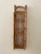 This vintage scorched bamboo wall organizer offers beautiful craftsmanship and practical storage in a compact, vertical...