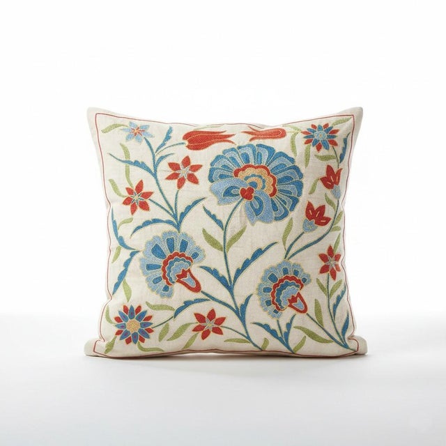 New Hand-Embroidered 100% Silk Cushion Cover – Authentic Uzbek Textile Art Elevate your home décor with this exquisite...