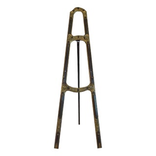 Continental Gilt and Mahogany Easel For Sale