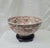 Mid 20th Century Large Chinese Porcelain Floral Burnt Orange Chinoiserie Bowl With Stand For Sale - Image 5 of 9