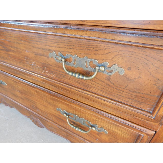 Drexel Drexel Heritage South of France Louis XV Style Wardrobe Chest For Sale - Image 4 of 16