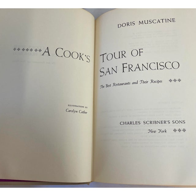Mid-Century Modern Vintage 1963 “a Cook’s Tour of San Francisco- Best Restaurants and Their Recipes” Book For Sale - Image 3 of 8
