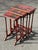 Edwardian Red Nesting Tables, Set of 3 For Sale - Image 10 of 18