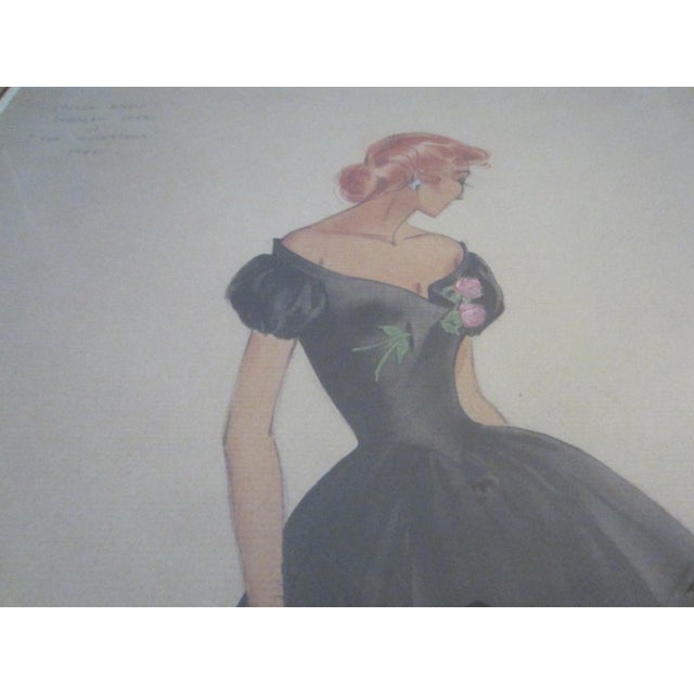 Virginia Fisher the Hucksters Deborah Kerr Clark Gable 1940 Signed Portrait Gouache For Sale - Image 15 of 18