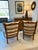 Off-white Pair of Wood and Upholstered Armchairs, 1940s/50s, France For Sale - Image 8 of 17