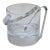Personal 5" Ice Bucket and Tongs 1970s Italian Crystal and Chrome For Sale - Image 13 of 13