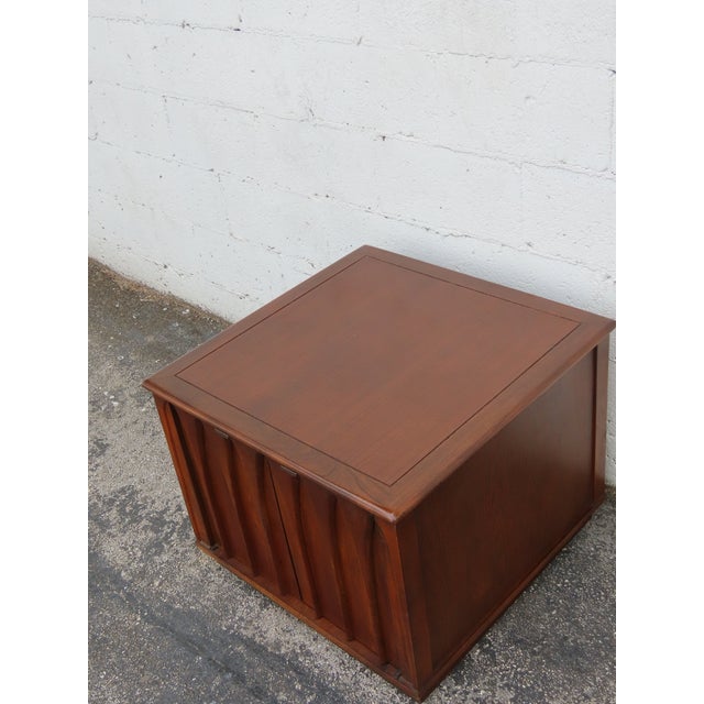 Sears Pacesetter Mid Century Modern Nightstand Side End Lamp Table Commode 6314 For Sale - Image 12 of 12