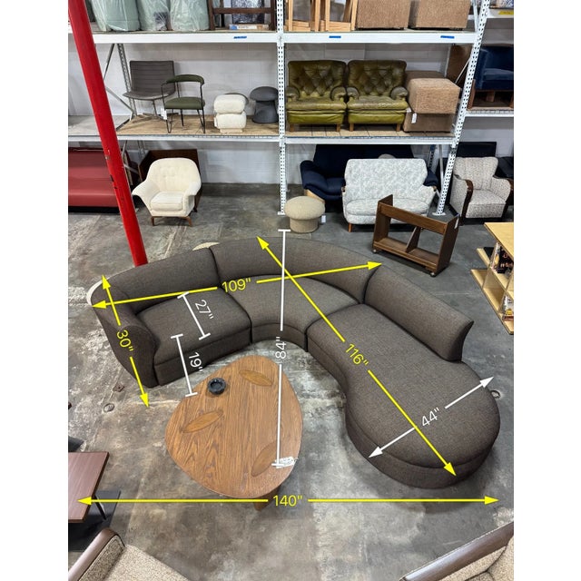 Brown Moro Sectional For Sale - Image 8 of 9