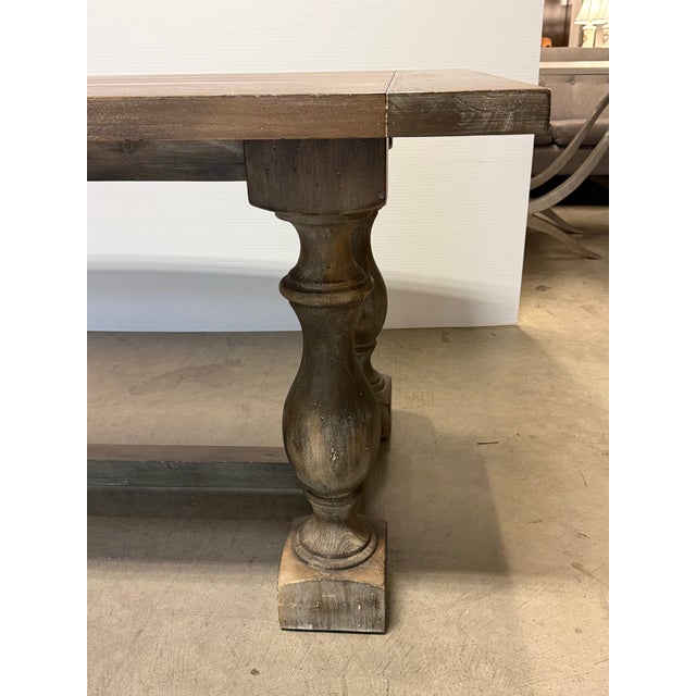 Restoration Hardware 17th Century Priory Rectangular Dining Table For Sale In San Francisco - Image 6 of 12