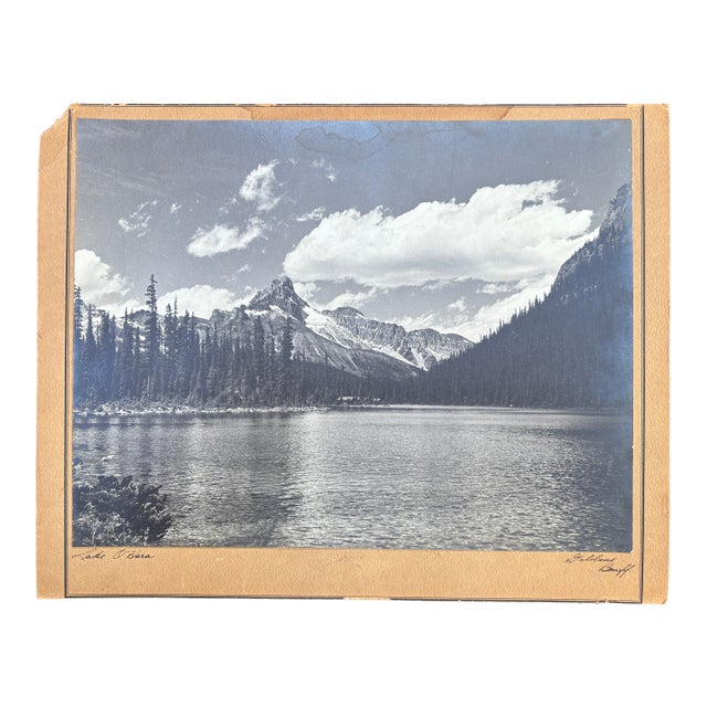 Lake O’Hara, Canada, Vintage Photo, Yoko National Park, Canadian Rockies, Near Banff, Alberta For Sale