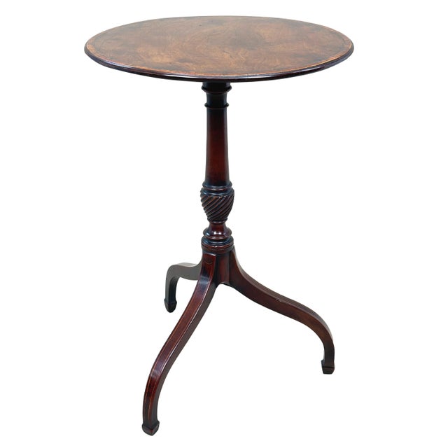 18th Century Georgian Mahogany Wine Table Kettle Stand, 1785 For Sale - Image 13 of 13