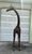 Lifesize Welded Metal Giraffe . Great Garden Display sold as found estate fresh sold as found showing solitght oxidatiipn...