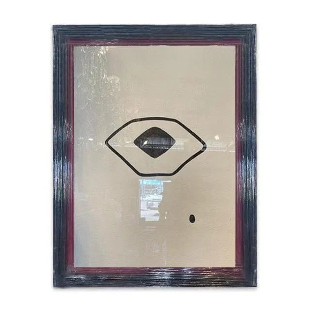 1970s Symbol Lithograph by B. Kızıltoprak – Framed Artwork For Sale - Image 6 of 6