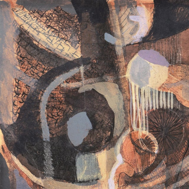 'Abstracted Figure' by Baez Bonorat, Mexico City National School of Fine Arts For Sale In Monterey, CA - Image 6 of 8