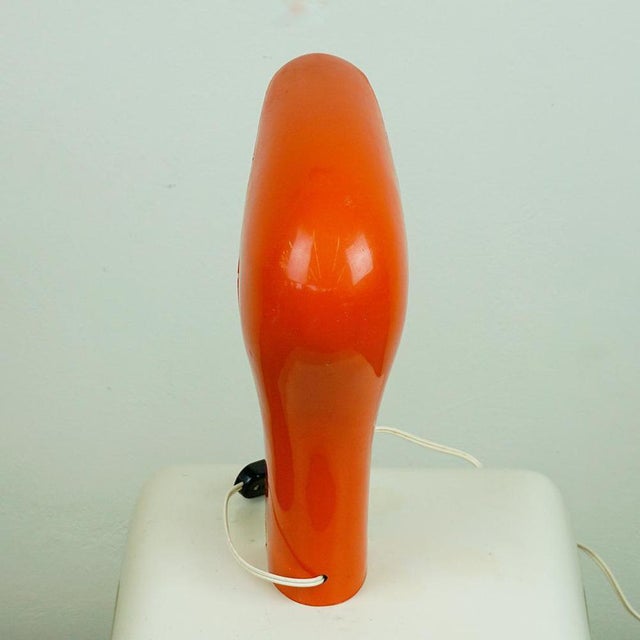 Orange Orange Pelota Table Lamp attributed to Casati and Ponzio, 1970s For Sale - Image 8 of 12