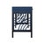 Not Yet Made - Made To Order Swirl Writing Desk - Navy For Sale - Image 5 of 9
