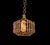 Mid-Century French Riviera Style Bambo & Rattan Rounded Pendant Lamp, 1960s For Sale - Image 17 of 18