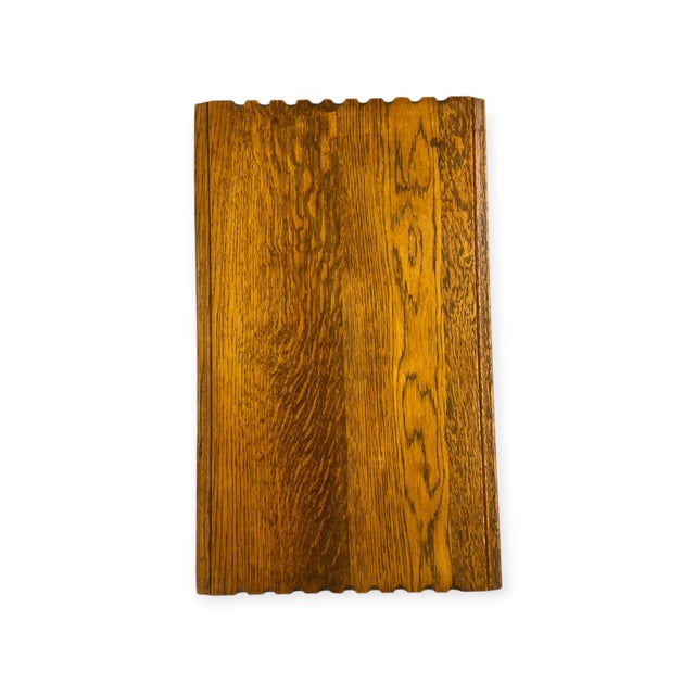 Wood Antique Welsh Carved Wooden Joint Stool Side Table With Turned Legs Uk Import For Sale - Image 7 of 8