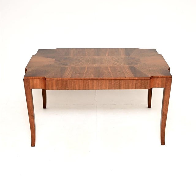 Vintage Art Deco Walnut Dining Table from E. Gomme, 1930s For Sale - Image 12 of 12