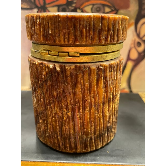 Cache Grecian Inspo Jar Marble Intaglio For Sale In Sacramento - Image 6 of 16